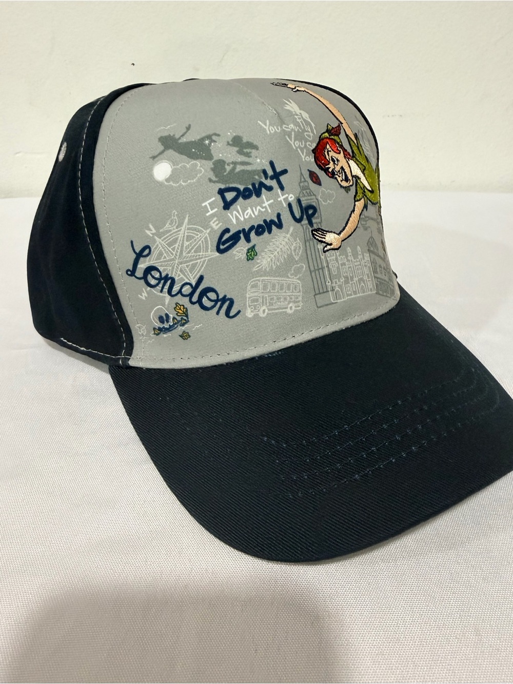 Disney Peter Pan Adult Adjustable Hat NWT